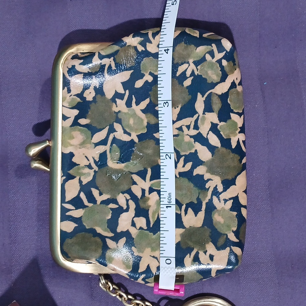 Floral Coin Purse with Keychain Made By Patricia Nash - Picture 6 of 8